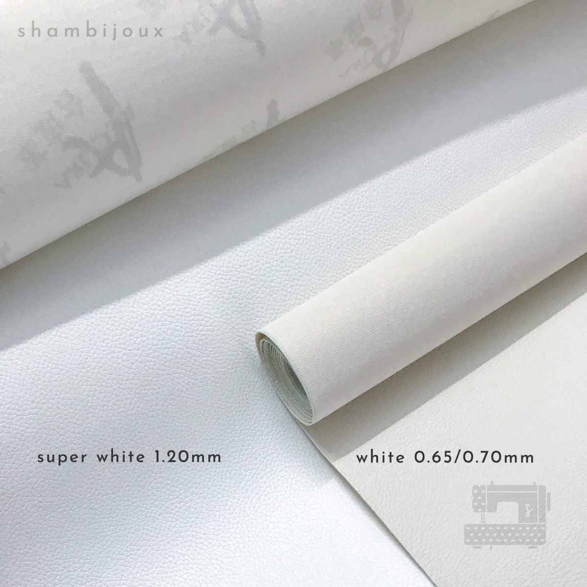 PVC Leather Super White ACC8001 color difference