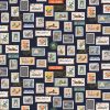 (Rifle Paper Co.) Bon Voyage, Postage Stamps in Navy